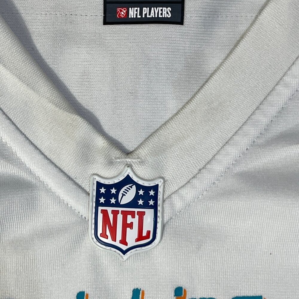 Nike NFL Miami Dolphins Jersey Shirt READ Size XL YOUTH SIZE STAINS - Picture 7 of 11